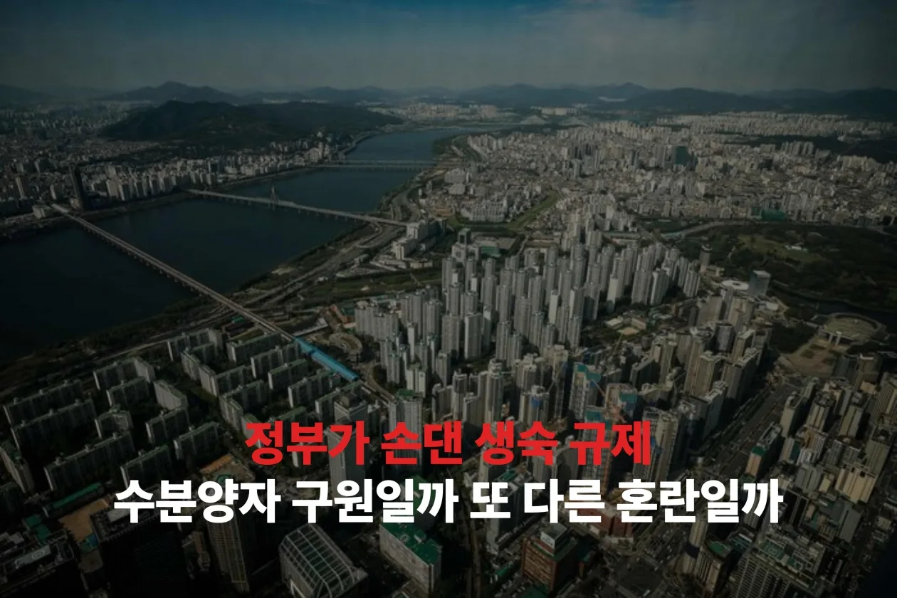 정부가 손댄 생숙 규제, 수분양자 구원일까 또 다른 혼란일까