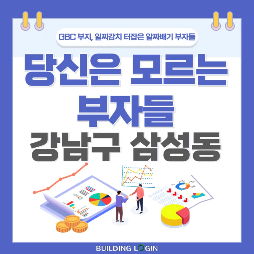 강남구 삼성동 GBC 인근 부지 알짜배기 숨은 부자들