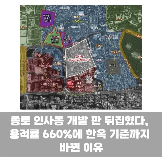 인사동 한옥 규제 대폭 완화, 이제 건물 절반만 한옥이어도 인정받는다
